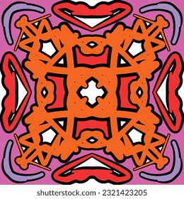 set of arabesque seamless pattern, abstract background