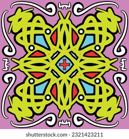 set of arabesque seamless pattern, abstract background