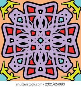 set of arabesque seamless pattern, abstract background