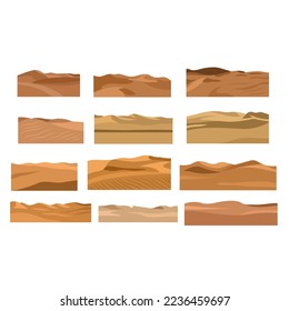 Set Of Arabic Desert Illustration 