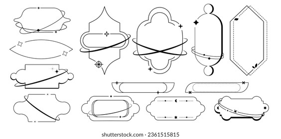 Set Of Arc Boho Y2k Ramadan Windows and labels