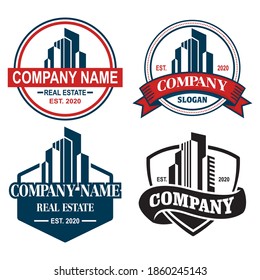 A Set Of Architecture Vector , A Set Of Real Estate Logo