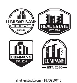 A Set Of Architecture Vector , A Set Of Real Estate Logo