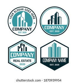 A Set Of Architecture Vector , A Set Of Real Estate Logo
