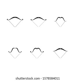 Set of Arrow archery icon vector illustration Logo Template design