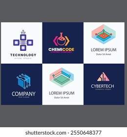 Set of arrow code logo design template.