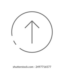 Set Arrow direction back website icon Vector Illustration. Lock and unlock icon design vector circle template. vector icon flat design for , symbol, logo, icon, sign, app, UI UX.