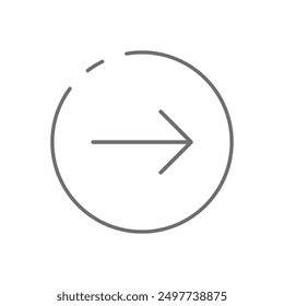 Set Arrow direction back website icon Vector Illustration. Lock and unlock icon design vector circle template. vector icon flat design for , symbol, logo, UIUX