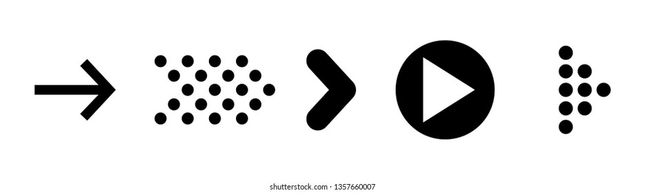 Set arrow icon logo