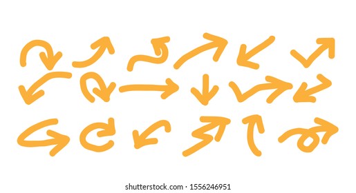 set arrow icon or sign