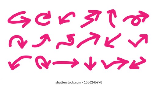 set arrow icon or sign