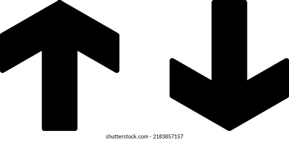 Set arrow icon vector illustration on white background