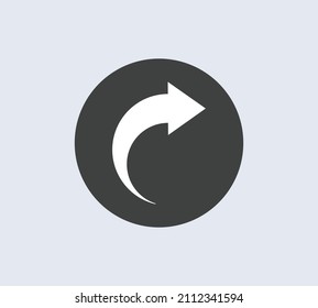Set of arrow icon vector on white background. arrow icon vector
