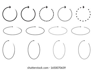 Set of arrow icon vector. Arrow symbol. Black color. Eps 10