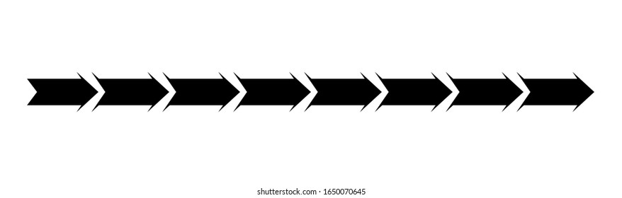 Set of arrow icon vector. Arrow symbol. Black color. Eps 10