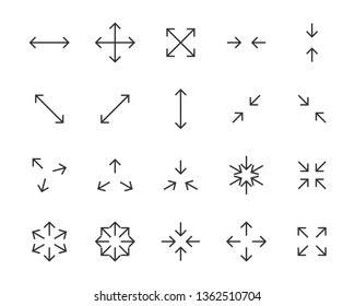 set of arrow icons