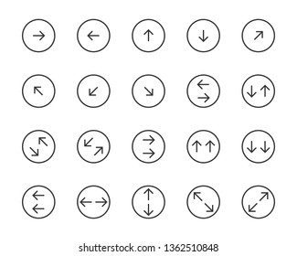 set of arrow icons