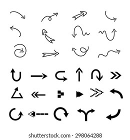 set of arrow icons