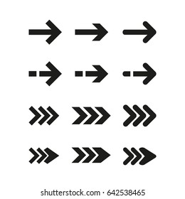 set of arrow icons