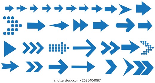 Set arrow icons. Collection arrows sign. Black arrow icon set. Arrow vector icon. Simple arrow set. Vector illustration