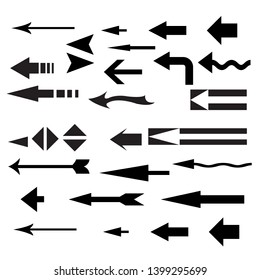 Set arrow icons. Arrow icon. Arrow vector collection