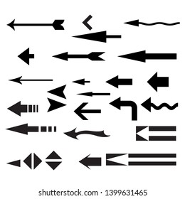 Set arrow icons. Arrow icon. Arrow vector collection