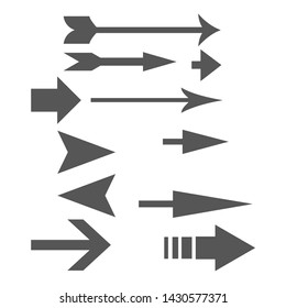 Set arrow icons. Arrow icon. Arrow vector collection