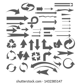 Set arrow icons. Arrow icon. Arrow vector collection