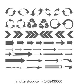 Set arrow icons. Arrow icon. Arrow vector collection