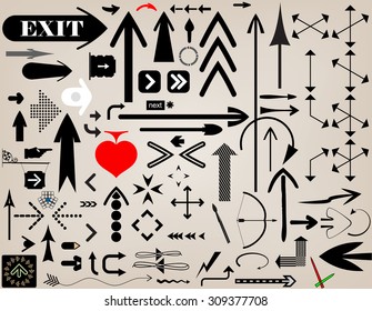 Set of arrows