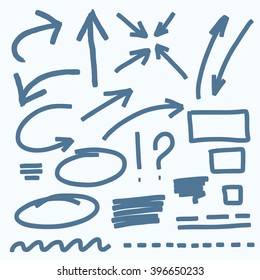 set of arrows