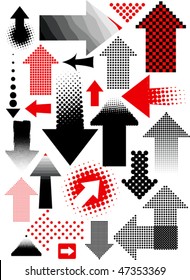 set of arrows