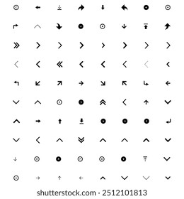 Set of arrows black icons. Circle arrows, rotate arrow, spinning loading symbol. Circular rotation loading elements, redo process. Vector Illustration. nice button curve direction design. EPS format.