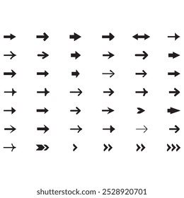 Set of arrows black icons. Circle arrows, rotate arrow, spinning loading symbol. Circular rotation loading elements, redo process. Vector Illustration. nice button curve direction design. EPS format.