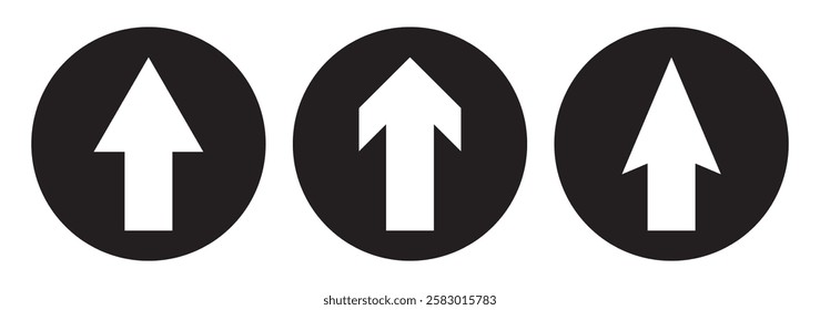 Set of arrows black icons. Circle arrows, rotate arrow, spinning loading symbol. Circular rotation loading elements, redo process. Vector Illustration.