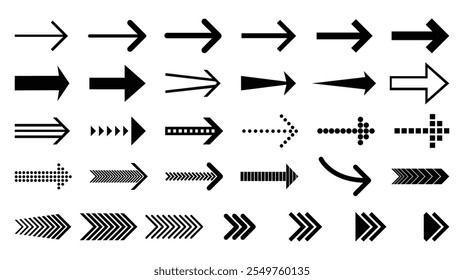 Set of Arrows. Collection of arrows. Arrow icons. Arrows icon. Arrows on isolated on white background.