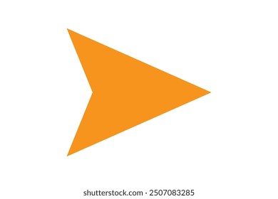 Set arrows flat icons. Vector simple flat icon.