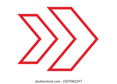 Set arrows flat icons. Vector simple flat icon.