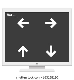 Set of arrows icon.