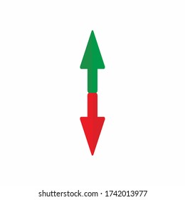 Set arrows icon isolated on white background. Vector illustration. Eps 10.