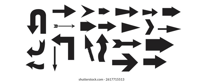 set of arrows icon vector