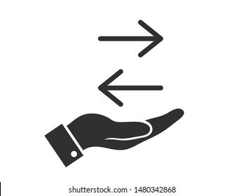 Set Arrows icon, vector illustration EPS10