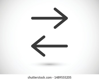 Set Arrows icon, vector illustration EPS10