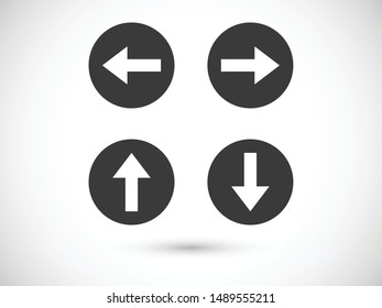 Set Arrows icon, vector illustration EPS10