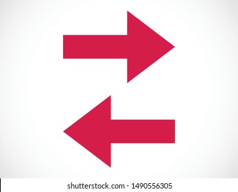 Set Arrows icon, vector illustration EPS10