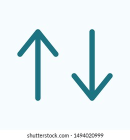 Set Arrows icon, vector illustration EPS10