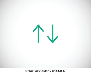 Set Arrows icon, vector illustration EPS10