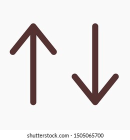 Set Arrows icon, vector illustration EPS10