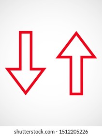 Set Arrows icon, vector illustration EPS10