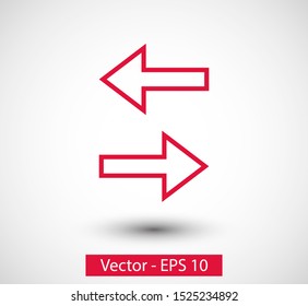 Set Arrows icon, vector illustration EPS10